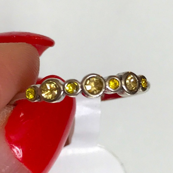 Jewelry - Citrine Crystal Birthstone Ring Sz 6